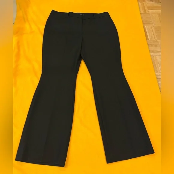 White House Black Market Ines Professional Bootcut Pants/ Trousers. Black 18 NWT - Picture 6 of 16